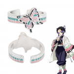 Anime Demon Slayer S&otilde;rmus Kimetsu No Yaiba Kamado Tanjirou Inspireeritud Reguleeritav S&otilde;rmus F&auml;nnidele Cosplay Rekvisiidid Ehted Kingitus