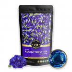 TEACURRY Blue Butterfly Pea Flower Tea- 10 Grams + 20 Drinks | Helps in Skin Glow, Hair Growth, Eyesight, Mood Enhance | Vegan