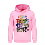 Laste 3D kapuutsiga Sprunki pullover Laste kampsun 120cm