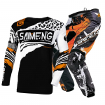 motokrossi k&auml;igukomplekt lastele 4 5 6 7 8 9 10 11 12 13 aastat Noor laps Mootorrattapoiss t&uuml;druk Jersey Pant Kits v&otilde;istluskost&uuml;&uuml;m Off-road Enduro MX MTB L-24