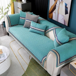 S&uuml;gisene pl&uuml;&uuml;sist diivani kate Paksendatud teppimine diivanipadi Moodne lihtne &uuml;hev&auml;rviline rihm diivanipadi elutuba soe padi 70x70