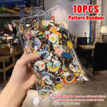 10 tk armsad juhuslikud m&auml;rgid Isikup&auml;rastatud m&auml;rgid Moe n&ouml;&ouml;pn&otilde;elad ehted koomiksi jaoks riidekott Metallist n&otilde;elad Komplekt prossid lastele parim kingitus