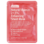By Wishtrend, Natural Vitamin 21.5% Enhancing Beauty Sheet Mask, 1 pack, 0.81 fl oz (23 ml) pink