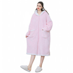 Lazy Jumper Fliisist jope kapuutsiga TV tekk Kodu Mugav soe puuvillase polsterdatud &ouml;&ouml;s&auml;rk one size fits all