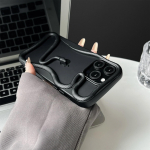 Kroomitud Pehme Kummist Raam &Otilde;&otilde;nes Madu Telefoni&uuml;mbris iPhone 11 12 13 14 15 16 Pro Max Objektiivi Kaitse Ebakorrap&auml;rane P&otilde;rutuskindel Kate For iphone 16