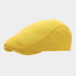 Vintage solid color forward hat knitted cotton peaked cap M must