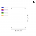 K&uuml;lmkapi kleebis Kalendritahvel Magnetiline korduvkasutatav n&auml;dalaplaan, l&auml;bipaistev kuivkustutus, vees lahustuv akr&uuml;&uuml;l, ajakava s&otilde;numimen&uuml;&uuml; 29.7*21cm