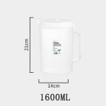 Suure mahutavusega teekann veekeetja mahla j&auml;&auml;joogi s&auml;ilitusn&otilde;u Kuumakindel k&uuml;lma veega kann plastikust mahlakann majapidamis