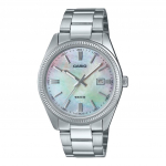 Casio Standardne analoog-ioonkattega roostevabast terasest p&auml;rlmutterkvartsist MTP-1302DS-7AV meeste k&auml;ekell p&auml;rliv&auml;rvi ema