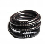 Tugeva mootorratta 4 digitaalse koodiga m&auml;gijalgratta turvakett Fikseeritud parooliga vargusvastane lukk must