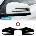 Mercedes Benz C GLC S E klassi W176 W246 W204 W212 W221 C117 X204 jaoks Kleepitavad s&uuml;sinikmustad k&uuml;ljepeegli katted