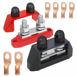 DaierTek Marine siiniriba 12 V 250 A toite jaotusplokk 12 V alalisvoolu siiniriba 3/8 kahe naastudega aku siiniriba paadis&otilde;idukite jaoks