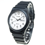 Alba Sports Kvarts AQPJ410 Must [Seiko Kell] Meeste must