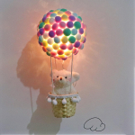 Light Air Balloon Material Package diy Girls Baby Handmade Ornaments Hanging for Christmas Bear