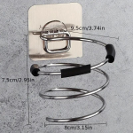 Vannitoa f&ouml;&ouml;nihoidja, aukudeta, juuksehooldusvahendite hoidja, kleepuv seinale paigaldatav, juuksuri salongi t&ouml;&ouml;riistad