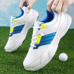 Golfijalatsid meestele Outdoor Comfort Golfitossud Vaba aeg Spordijalatsid K&otilde;ndimisspordijalatsid 39 hall/valge