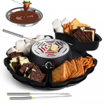 &Scaron;okolaadi-juustu S'mores sulav fond&uuml;&uuml; - Elektriline 2-&uuml;hes peokomplekt Custom [Custom logo]