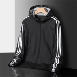 Meeste paari kapuutsiga jope Kevadine hingav tuulejakk Moodsad meeste naiste 6XL must