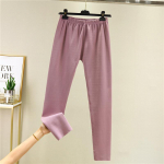 Naiste &otilde;mblusteta sametvoodriga kitsad soojad p&uuml;ksid - Suur suurus &uuml;hev&auml;rvilised retuusid s&uuml;giseks/talveks 3XL (for 80-90 kg)