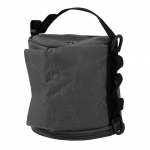 Rippuv tualettpaberi hoidik Oxfordi riidest p&auml;rlpuuvillane veekindel kaasaskantav rullpaber must