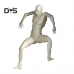 Hirmunud mees seina nurgakaunistus Kodukontor Elutuba Ronimine Hirmunud mees Seina skulptuur Vaigust kuju kujuke seina kunst ornament valge