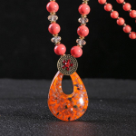 Vintage Bohemian Statement Beads kaelakeed naistele Ehted Aksessuaarid