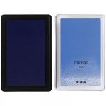 Tampon encreur - 9 x 6 cm - Plusieurs coloris disponibles Bleu