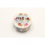 Masking Tape MT 18 mm EX coupes glac&eacute;es - shaved ice - Masking Tape (MT) Multicolore - Assort