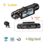 4-kanaliline k&otilde;rglahutusega 1080P s&otilde;idusalvesti valikulise WIFI mobiilse &uuml;henduvusega, GPS positsioneerimise, 24-tunnise parkimisseirega 4 Lens+WIFI+GPS+24H+32G
