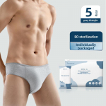 Steriilsed &uuml;hekordselt kasutatavad meeste alusp&uuml;ksid, individuaalselt pakendatud, reisitarbed, pestavad 4XL (85-95 kg)