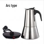 Roostevabast terasest elektriline Moka kohvikann espressomasin