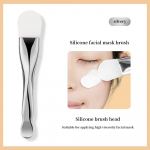 Silicone Mask Brush Double-headed Smearing Face Cleansing Mud Mask Special Beauty Tool DIY face makeup brush tool