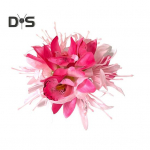 Lillekujuline juukseklamber naistele suvine k&uuml;ljeklamber 3D lill tuka juukseklamber igap&auml;evaseks kandmiseks erinevatel &uuml;ritustel roosa