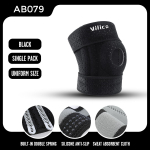 1 tk sportlikud p&otilde;lvekaitsmed meeste naiste surve all elastsed p&otilde;lvekaitsmed artriidi liigeste kaitse Fitness Gear v&otilde;rkpalli traksidega kaitse must