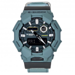 Casio G-Shock Analoog-Digitaalne Kangasrihm Sinine sihverkvarts GA-010CE-2A 200M Meeste k&auml;ekell sinine