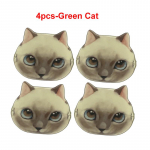 4tk Cute Cat Design Air Cushion Powder Puff Kahe kasutusega vedel jumestuskreem n&auml;o peitekreem BB kreem kosmeetiline aplikaator meigit&ouml;&ouml;riist