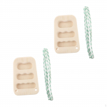 2x Hang Board for Climbing Wooden Rock Holds Portable Training Pull up