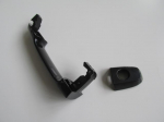 For Toyota Yaris 2006 2011 Front Door Exterior Opening Handle Left Black Painted Type With Password Hole Hushan 69211-12220