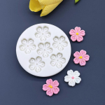 Lillesakura silikoon Sugarcrafti vormivaigu t&ouml;&ouml;riistad koogik&uuml;psetusvorm Fondant koogi kaunistamiseks