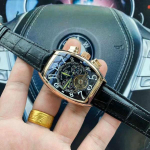 Meeste Mood Mehaaniline Kell &Auml;ri Eliit Kell Tourbillon Mehaaniline Rihmaga Kell