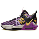 Nike LeBron Witness 7 SE GS Lakers Graffiti Laste tossud Lilla Must Koobaslilla FD0209-001 37.5