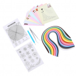 6 &uuml;hes DIY keerutatud paberist k&auml;sit&ouml;&ouml; quilling t&ouml;&ouml;riistade komplekt kollektsioon kaunistamiseks