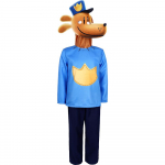 Laste detektiivikoer multifilmikoletus Halloweeni Cosplay kost&uuml;&uuml;m Poiss T&uuml;druk karnevalipeo rollim&auml;ng riietumiskost&uuml;&uuml;m Jumpsuit Mask 110cm sinine