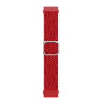 20 mm 22 mm punutud nailonrihm Realme kella jaoks 3/2/2 Pro S/S Pro elastne kellarihm Samsung Huawei Amazfit nutikellarihma jaoks 20mm Universal punane