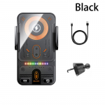 Uus traadita autotelefoni hoidik 15W traadita kiirlaadimine infrapuna induktsiooniga telefonistatiiv universaalne l&auml;bipaistev iPhone'i ja Xiaomi jaoks