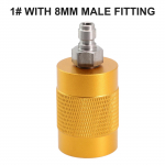Adapter 1 tk Alumiiniumsulamist Sisekeere Tankla 1# with 8mm male fitting