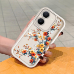 Pehme silikoonist ruudukujulise redeli mustriga telefoni&uuml;mbris, t&auml;ielikult kattev, kaamera p&otilde;rutuskindel kaitse, kummist &uuml;mbris Vivole Vivo V50 Lite 5G must