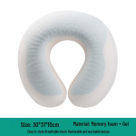 Summer Gel Memory Foam Lumbar Pillow - Removable, Washable Cushion for Office, Home, or Car Back Support Memory Foam + Removable and Washable