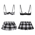 Naiste Anime Koolit&uuml;druku Cosplay Pesukomplekt Halloweeni Peo Fantaasiakost&uuml;&uuml;mid M