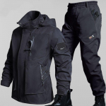 Kulumiskindel kombinesoon meeste v&auml;listingimustes ehitusplatsi ehitus autoremondit&ouml;&ouml;koja tehase riietus mustust h&uuml;lgav ja rebenemiskindel riietus 195 must